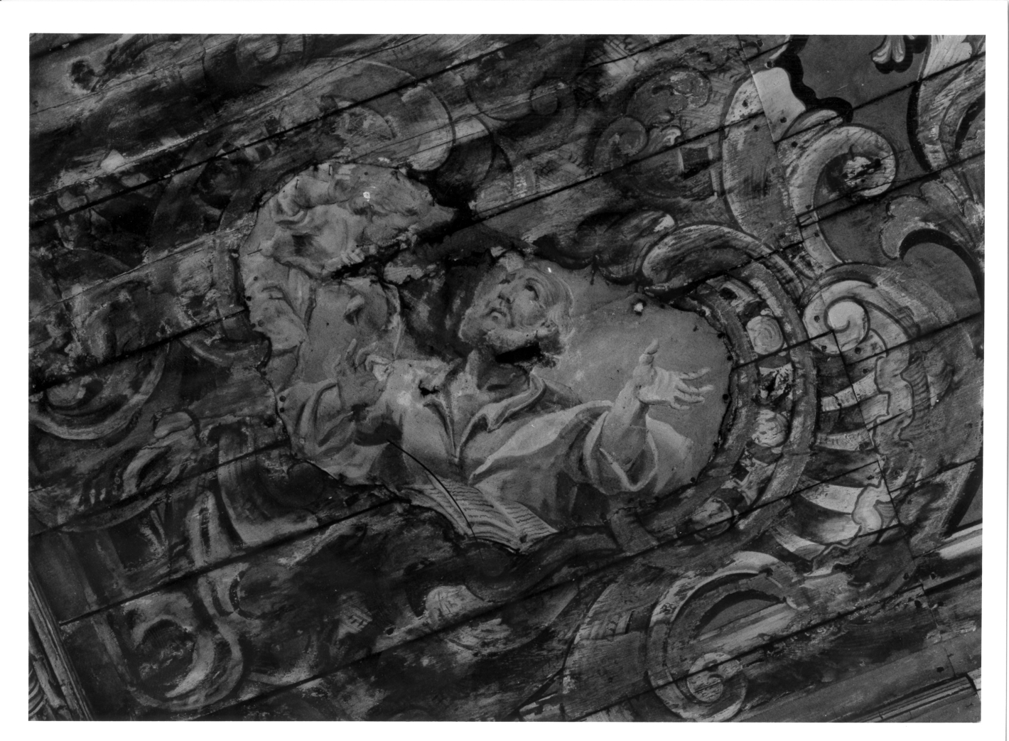 San Matteo Evangelista (dipinto, elemento d'insieme) - ambito salernitano (prima metà sec. XVIII)