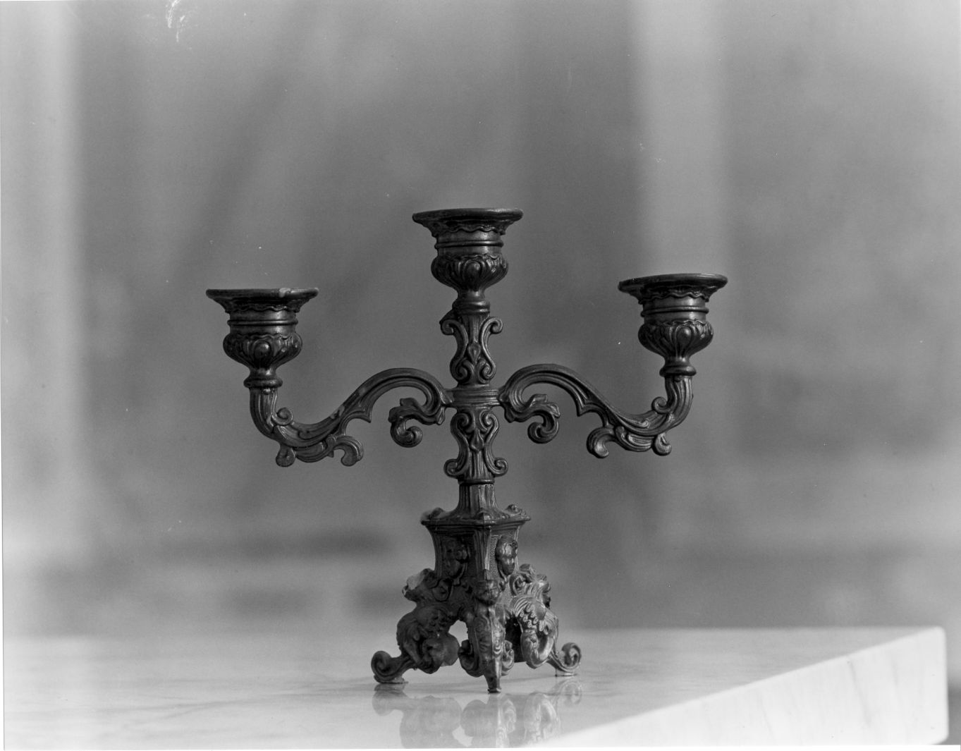 candelabro - bottega campana (seconda metà sec. XVIII)