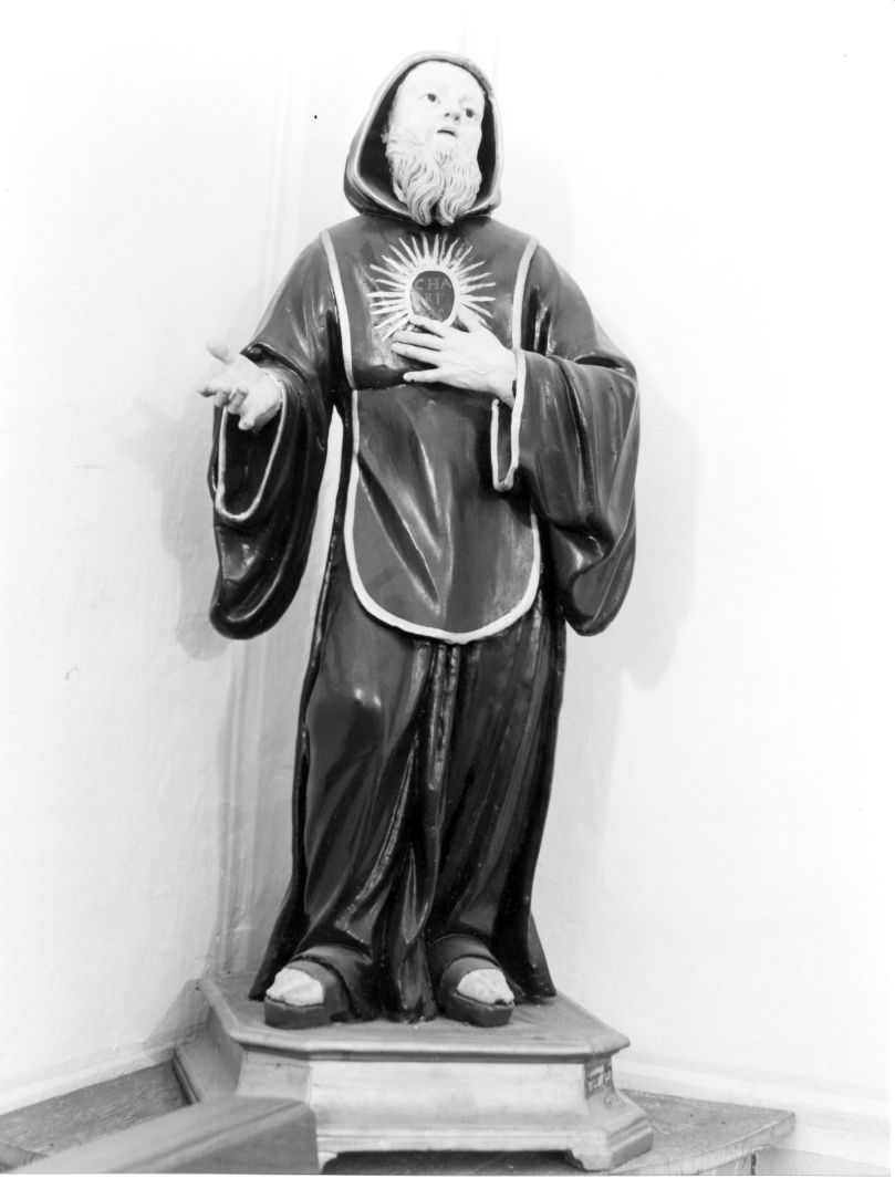 San Francesco di Paola (statua) - bottega campana (sec. XVIII)