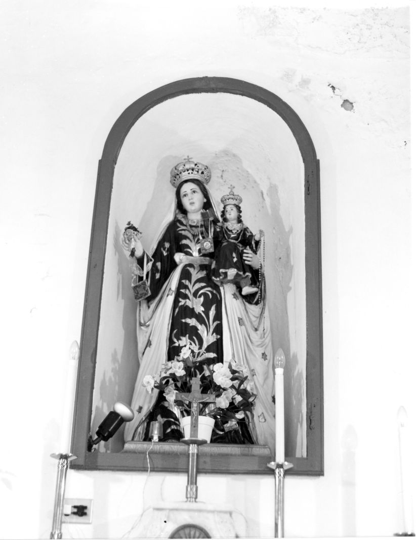 Madonna del Carmelo (statua) - bottega campana (sec. XIX)