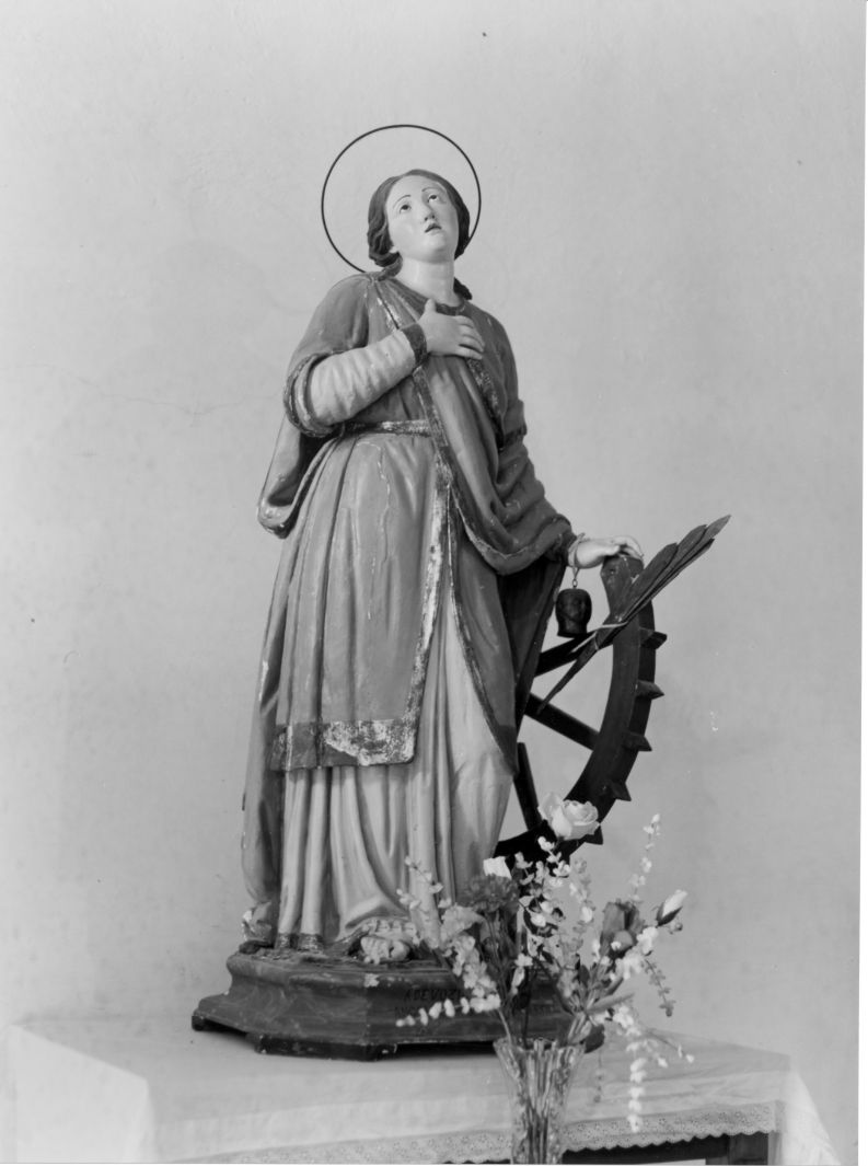 Santa Caterina d'Alessandria (statua) - bottega campana (prima metà sec. XX)