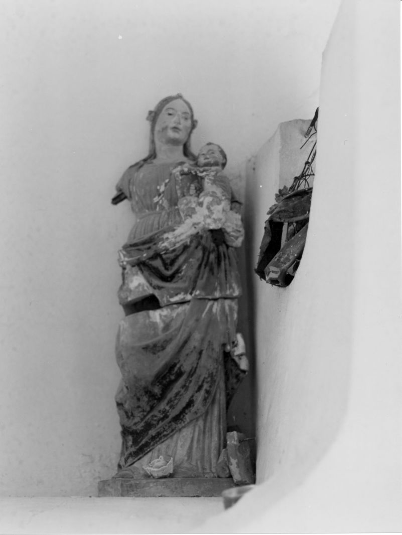 Madonna con Bambino (statua) - bottega campana (sec. XVII)
