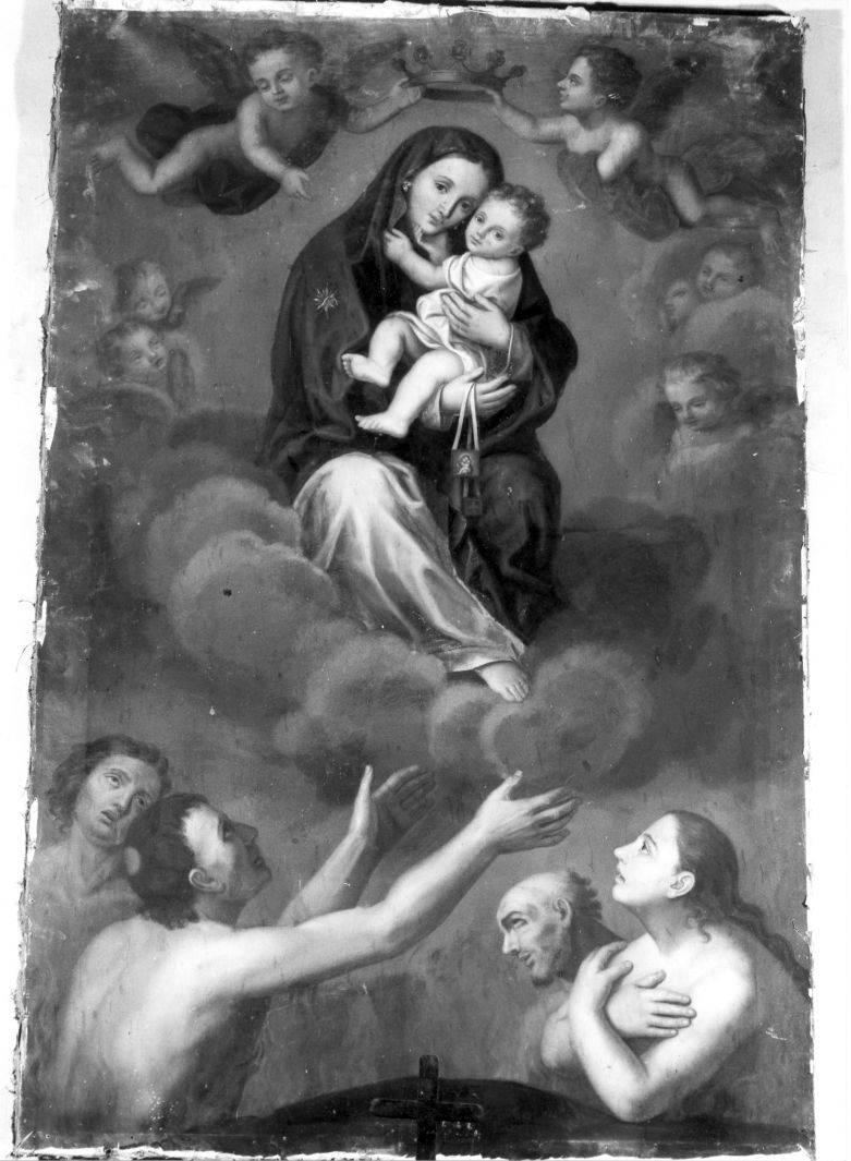Madonna del Carmelo (dipinto) - ambito campano (prima metà sec. XIX)