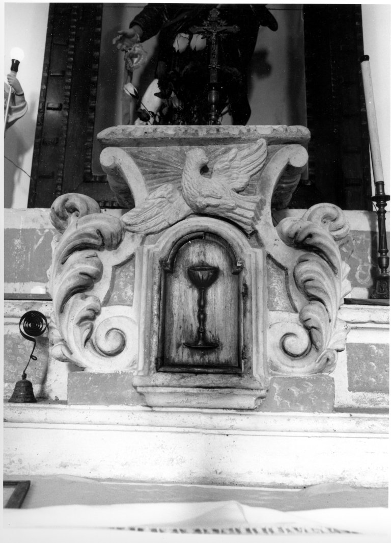 tabernacolo, elemento d'insieme di Carrara Andrea (sec. XVIII)