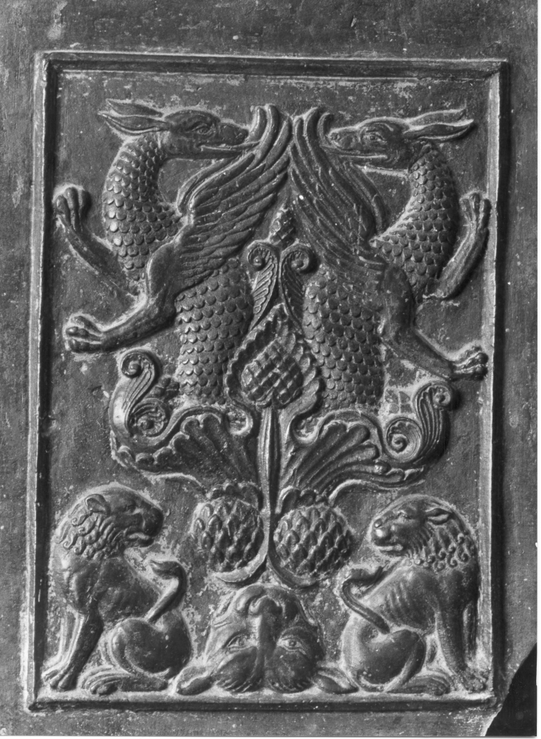 formella, elemento d'insieme di Barisano da Trani (sec. XII)