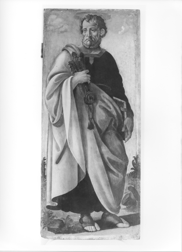 San Pietro (scomparto di polittico, elemento d'insieme) di Maestro del Polittico di Angri (primo quarto sec. XVI)