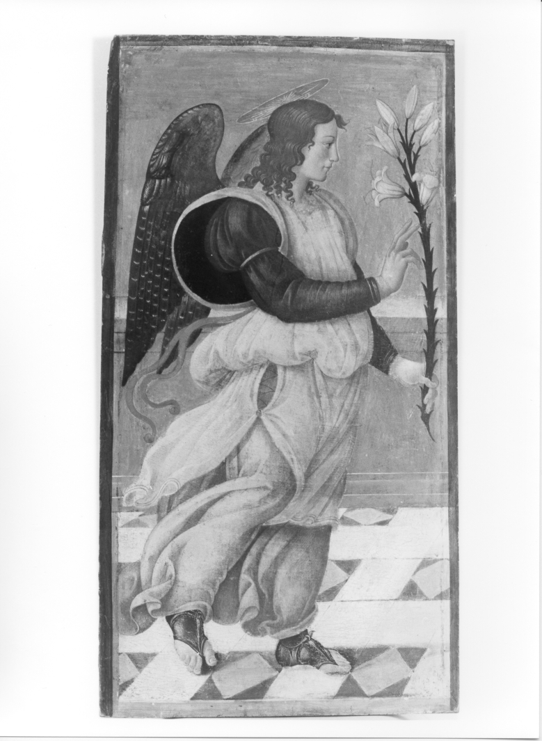 San Gabriele Arcangelo (scomparto di polittico, elemento d'insieme) di Maestro del Polittico di Angri (primo quarto sec. XVI)
