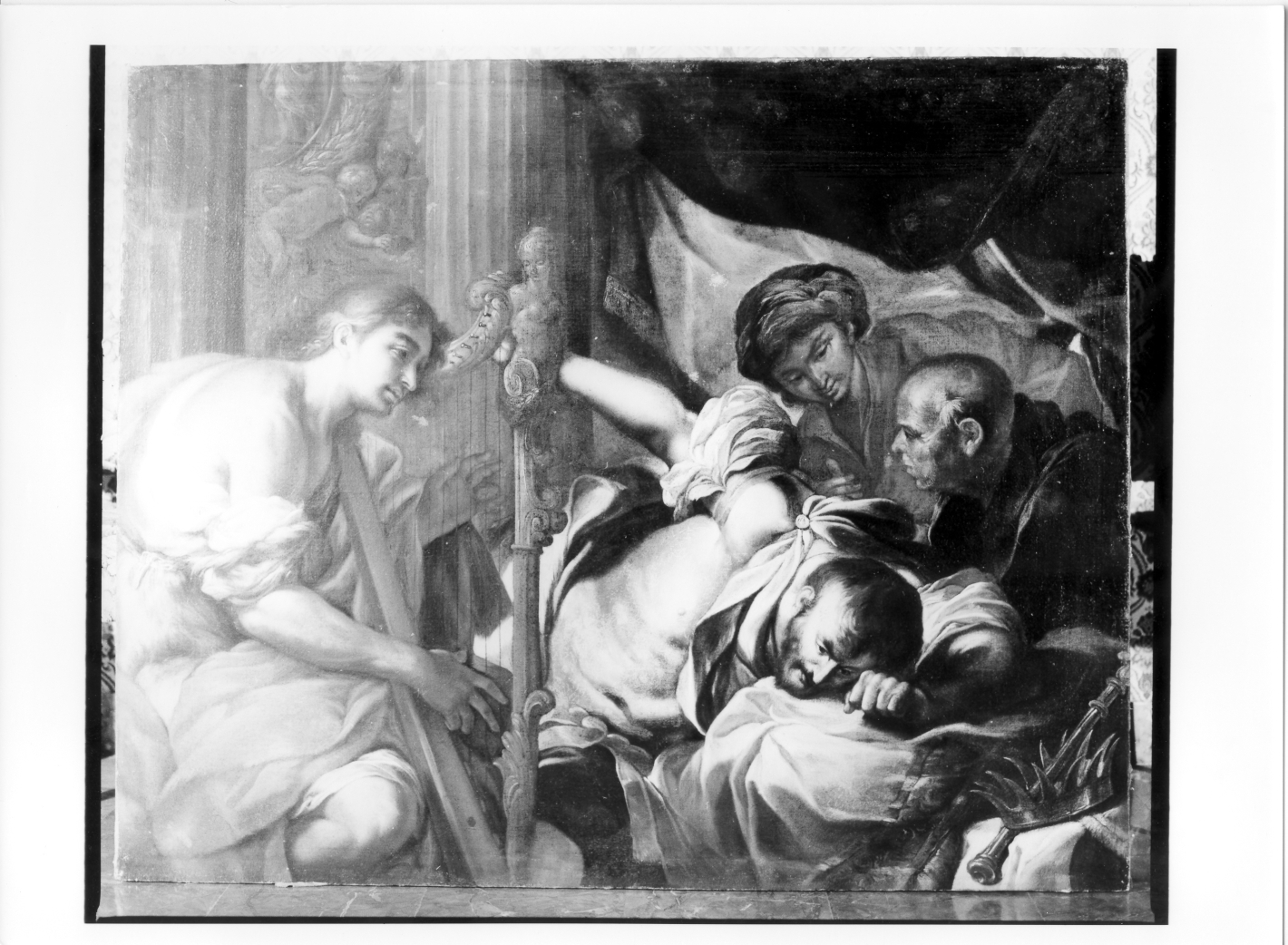 pazzia di Saul (dipinto) di Solimena Francesco detto Abate Ciccio (sec. XVII)