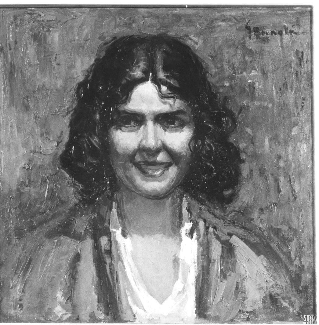 figura femminile (dipinto) di Beraglia Guglielmo (sec. XX)