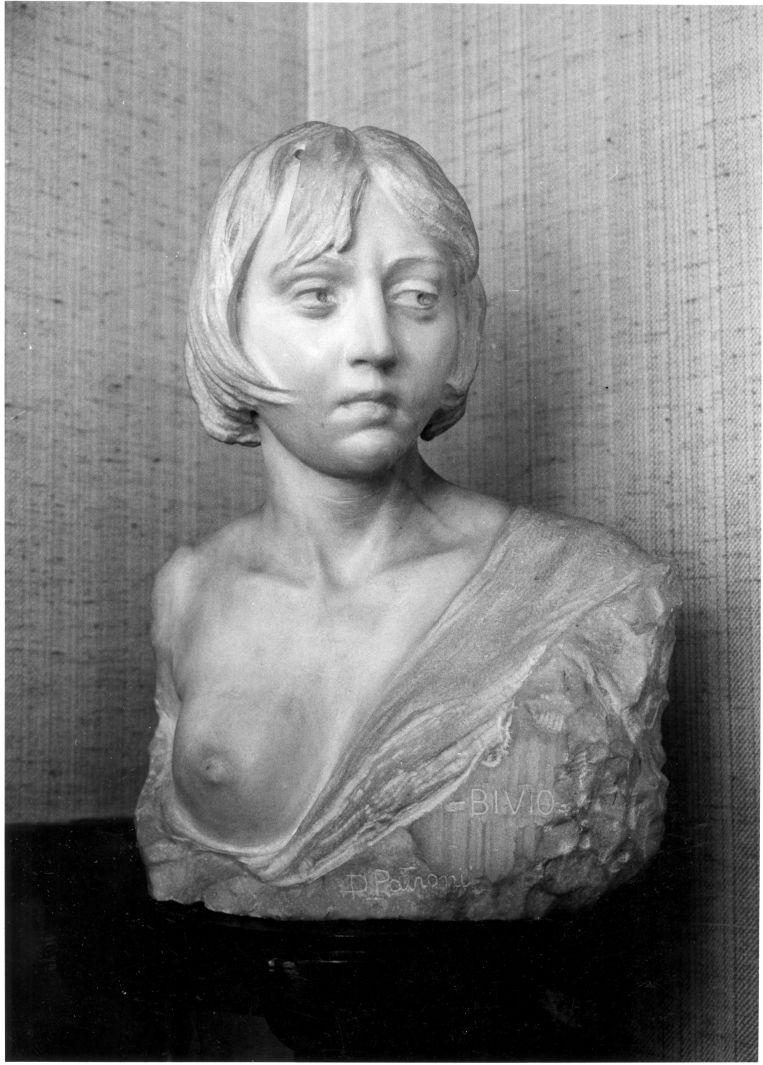 Bivio, busto ritratto di donna (busto) di Patroni Diomede (sec. XX)