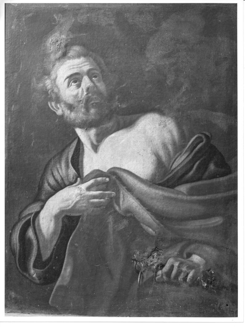 San Pietro Apostolo (dipinto) di Solimena Francesco detto Abate Ciccio (cerchia) (prima metà sec. XVIII)