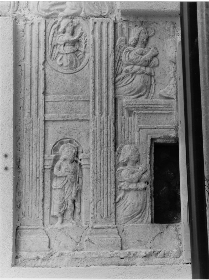 tabernacolo, frammento - bottega campana (primo quarto sec. XVI)