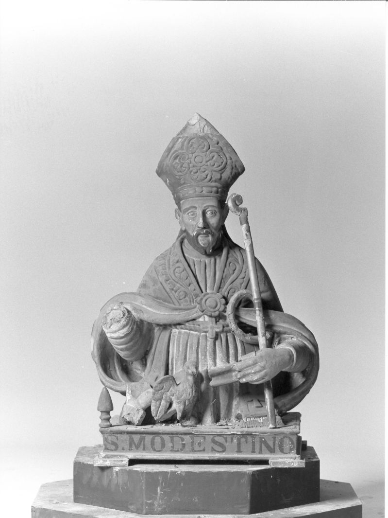 San Modestino (busto) - bottega campana (seconda metà sec. XVIII)