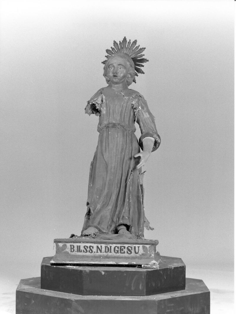 Gesù Bambino (statuetta devozionale) - bottega campana (fine/inizio secc. XIX/ XX)