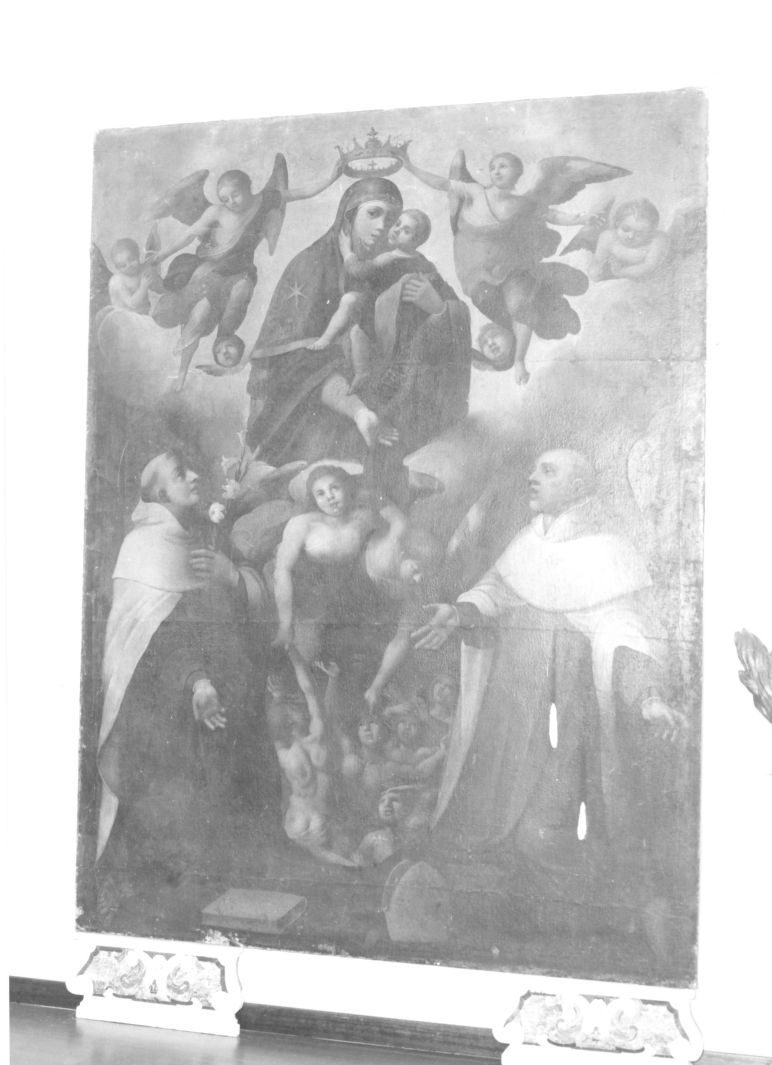 incoronazione di Maria Vergine (dipinto) - ambito Africa centrale (inizio sec. XVII)