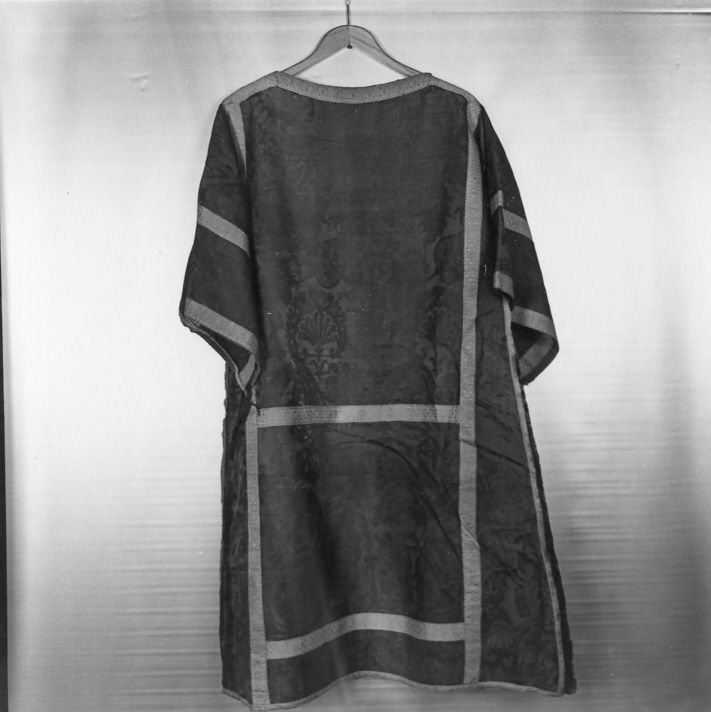 dalmatica, serie - manifattura Italia meridionale (fine/inizio secc. XIX/ XX)