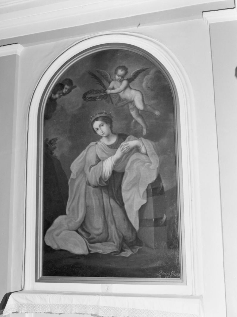 Santa Caterina d'Alessandria (dipinto, opera isolata) di Grassi Pietro (attribuito) (sec. XIX)