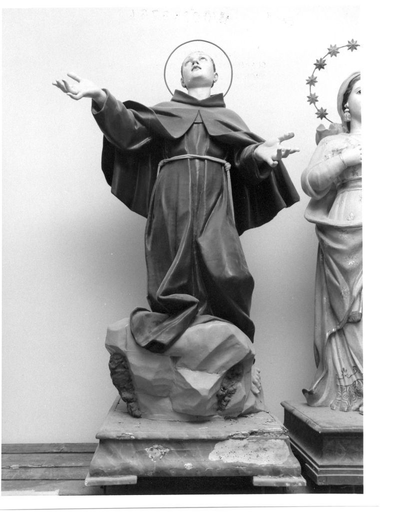 San Pasquale Baylon (statua) - bottega napoletana (sec. XVIII)