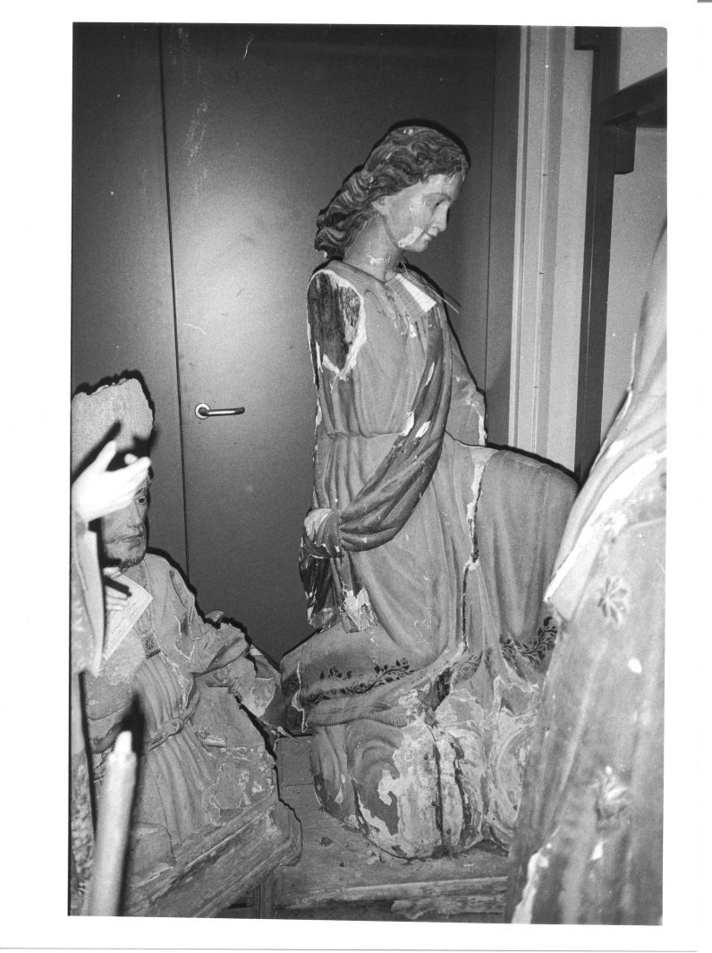 San Gabriele Arcangelo (statua) - bottega campana (prima metà sec. XIX)