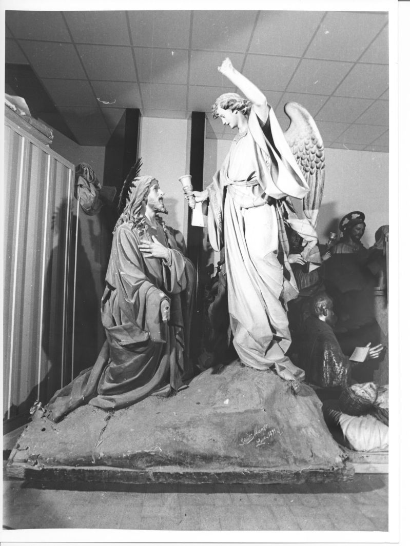 orazione di Cristo nell'orto di Getsemani (statua, opera isolata) di Manzo Giuseppe (sec. XIX)