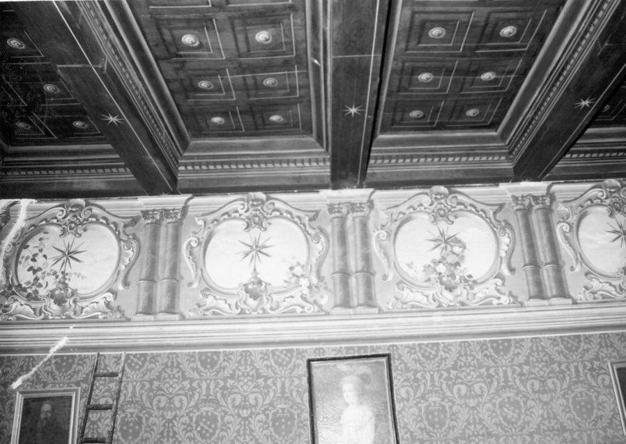 motivi decorativi architettonici (decorazione pittorica, elemento d'insieme) - ambito campano (sec. XIX)