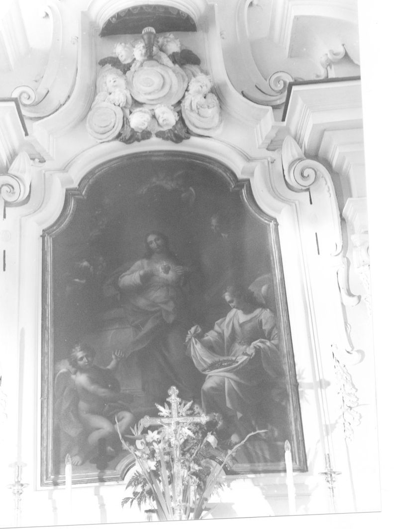 Sacro Cuore di Gesù (dipinto) di Masucci Lorenzo (sec. XVI)