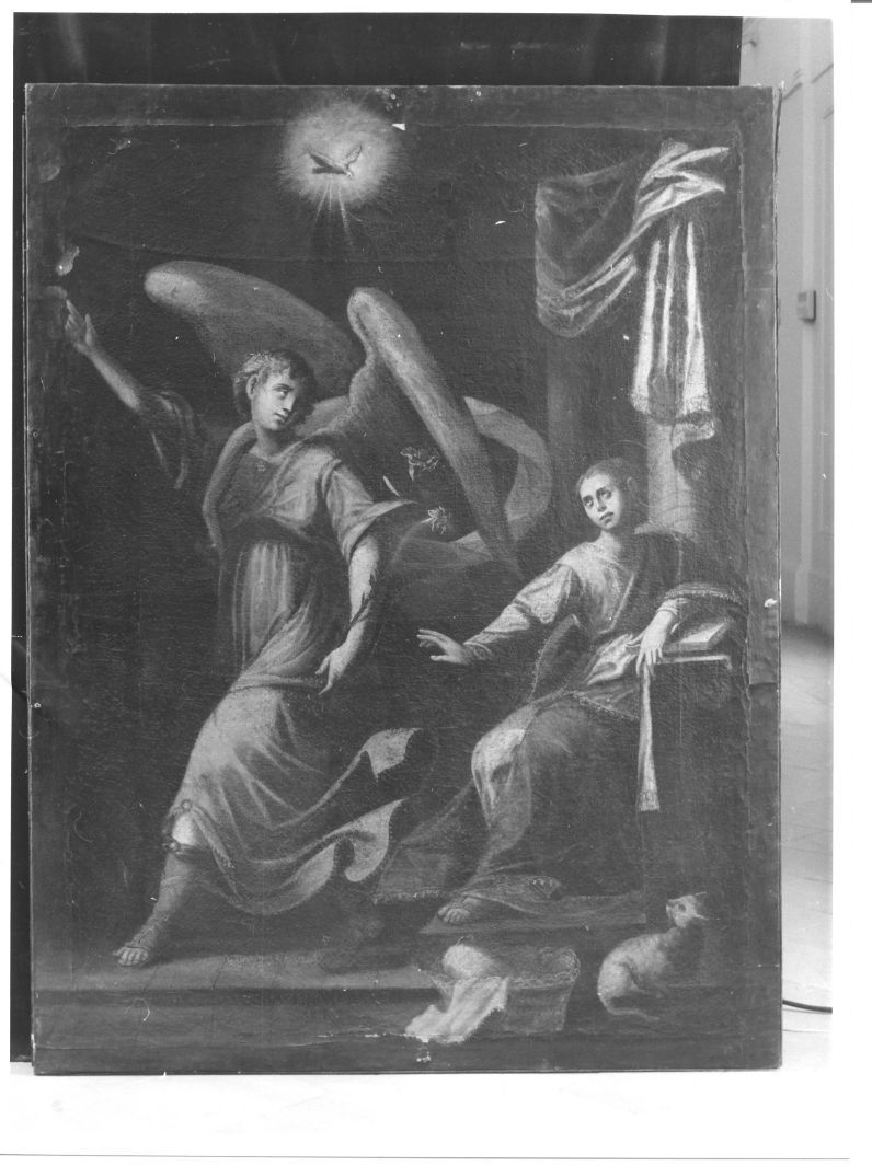 Annunciazione (dipinto) di Arcieri Sebastiano (sec. XVII)