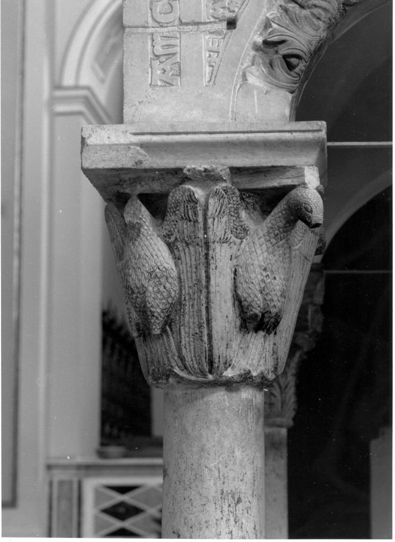 capitello di Melchiorre da Montalbano (sec. XIII)