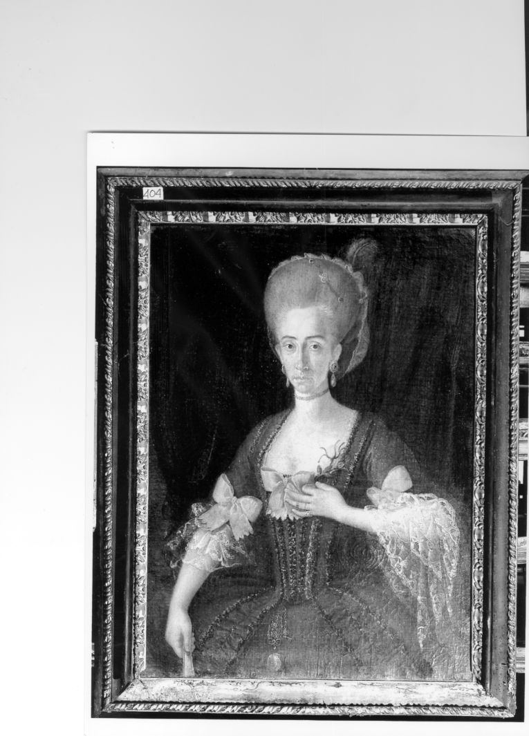 ritratto di donna (dipinto) - ambito Italia meridionale (sec. XVIII)
