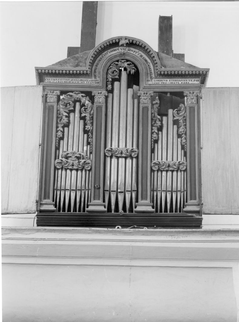 cassa d'organo - bottega cilentana (sec. XIX)