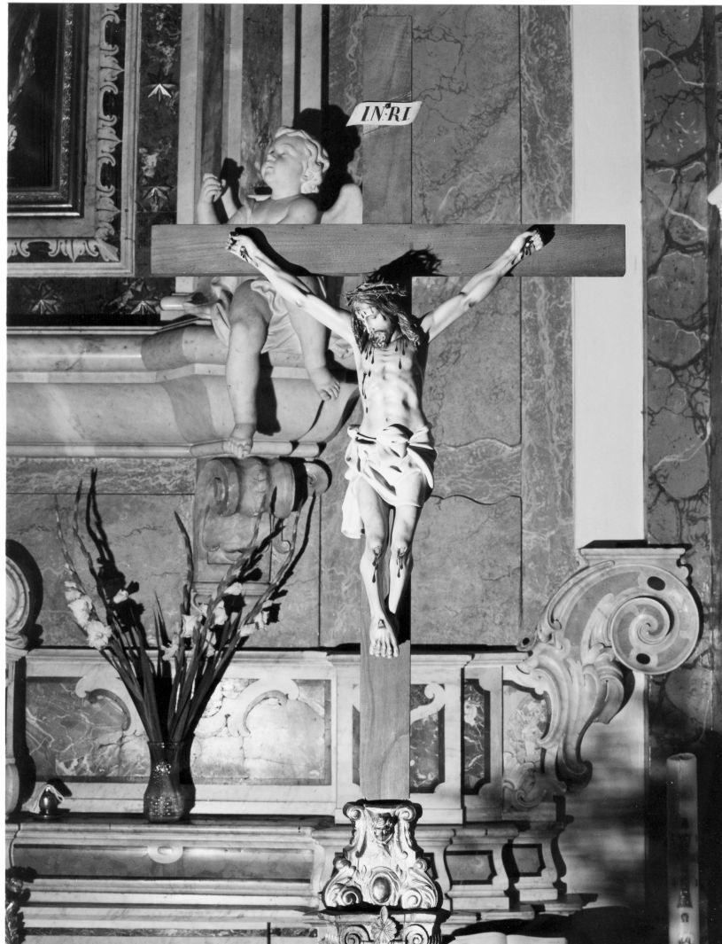 Cristo crocifisso (croce) - bottega cilentana (sec. XIX)