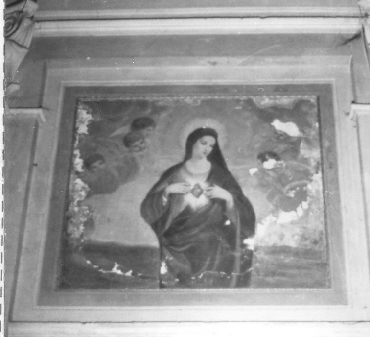 Sacro Cuore di Maria (dipinto, coppia) - ambito campano (sec. XIX)