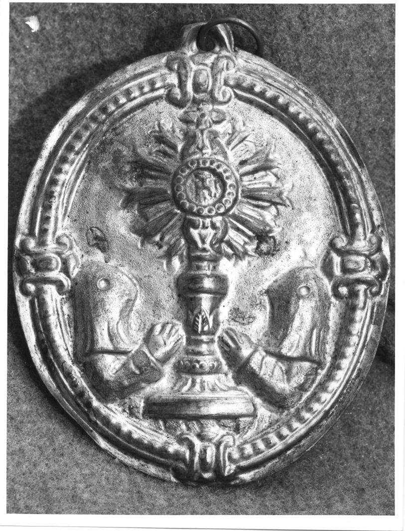 medaglione, serie - bottega campana (sec. XVIII)