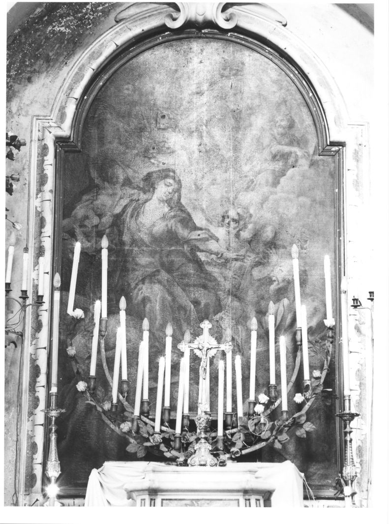 Madonna con Bambino e Santi (dipinto) - ambito napoletano (fine/inizio secc. XVII/ XVIII)