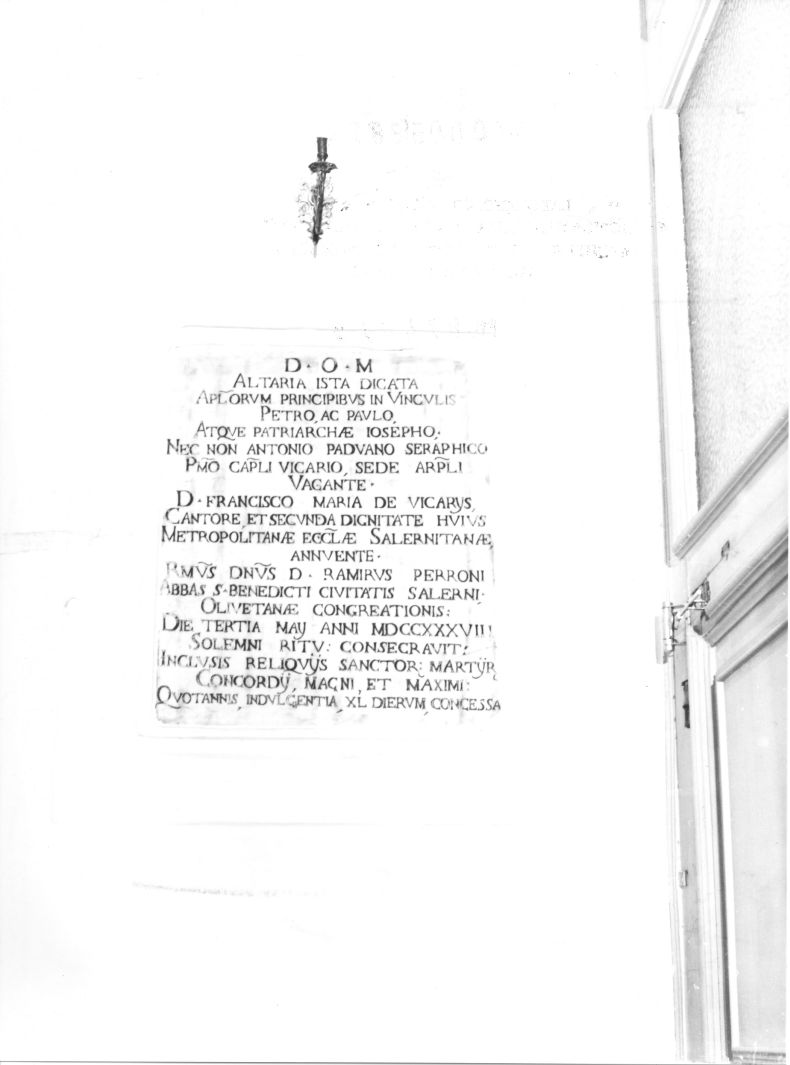 lapide - bottega campana (sec. XVIII)