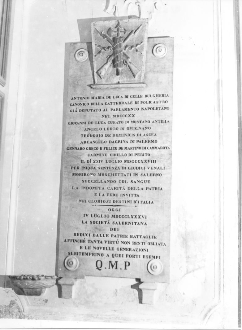 lapide - bottega campana (sec. XIX)