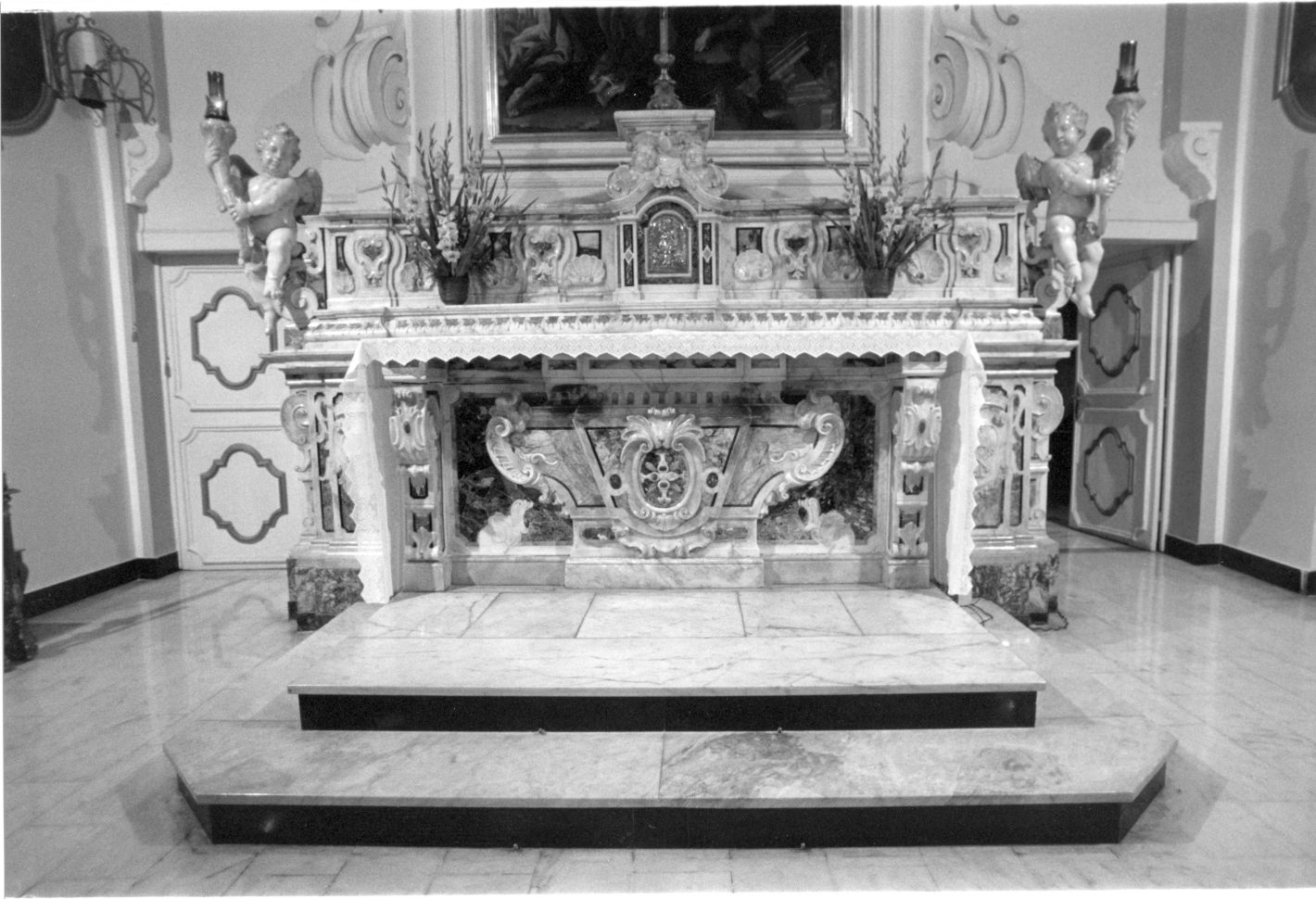 altare maggiore - bottega campana (fine sec. XVIII)