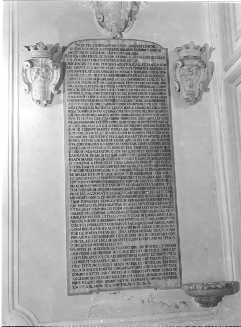 lapide - bottega campana (sec. XVIII)