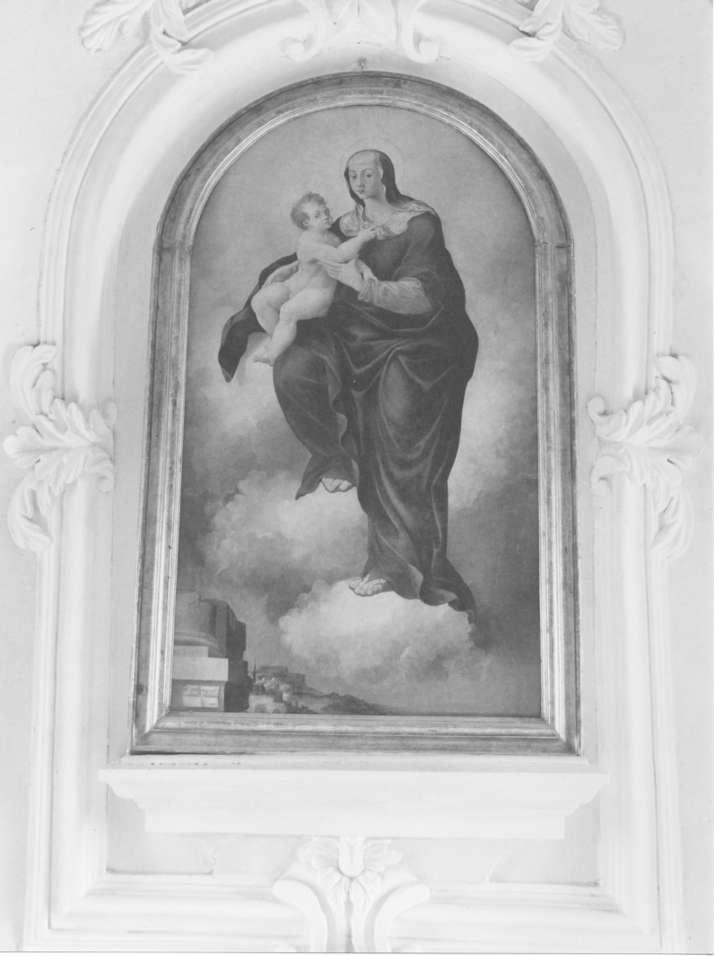 Madonna con Bambino (dipinto) di Negroni Pietro detto Zingarello (sec. XVI)