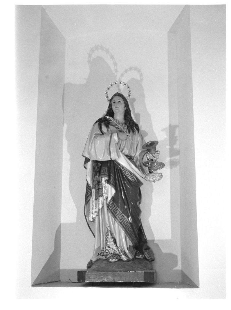 Santa Lucia (statua, opera isolata) - bottega irpina (fine/inizio secc. XVIII/ XIX)