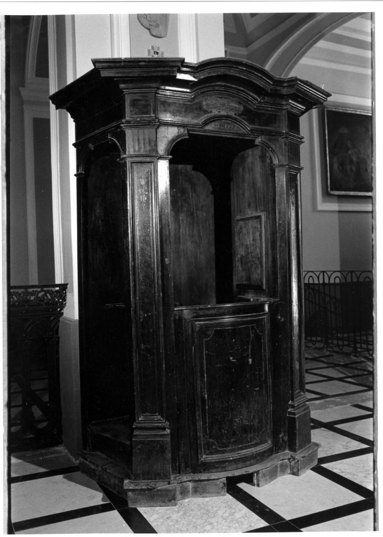confessionale - bottega campana (sec. XVIII)