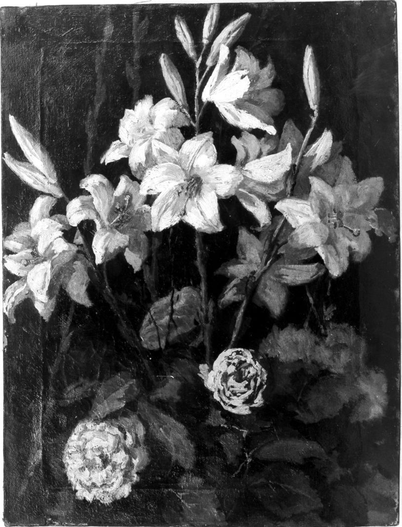fiori (decorazione pittorica, elemento d'insieme) di Martelli Achille (attribuito) (seconda metà sec. XIX)