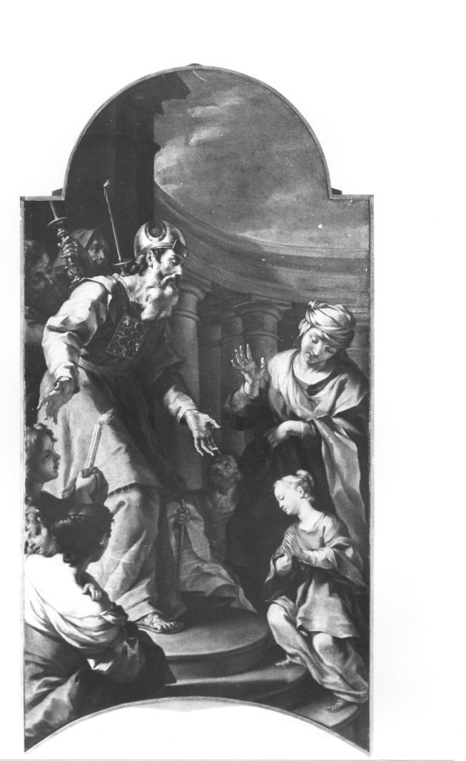 presentazione di Maria Vergine al tempio (dipinto) di Ludovico Mazzante (sec. XVIII)