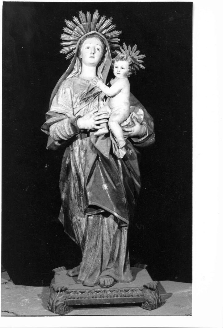 Madonna delle Grazie con Bambino (statua) - bottega campana (metà sec. XVIII)