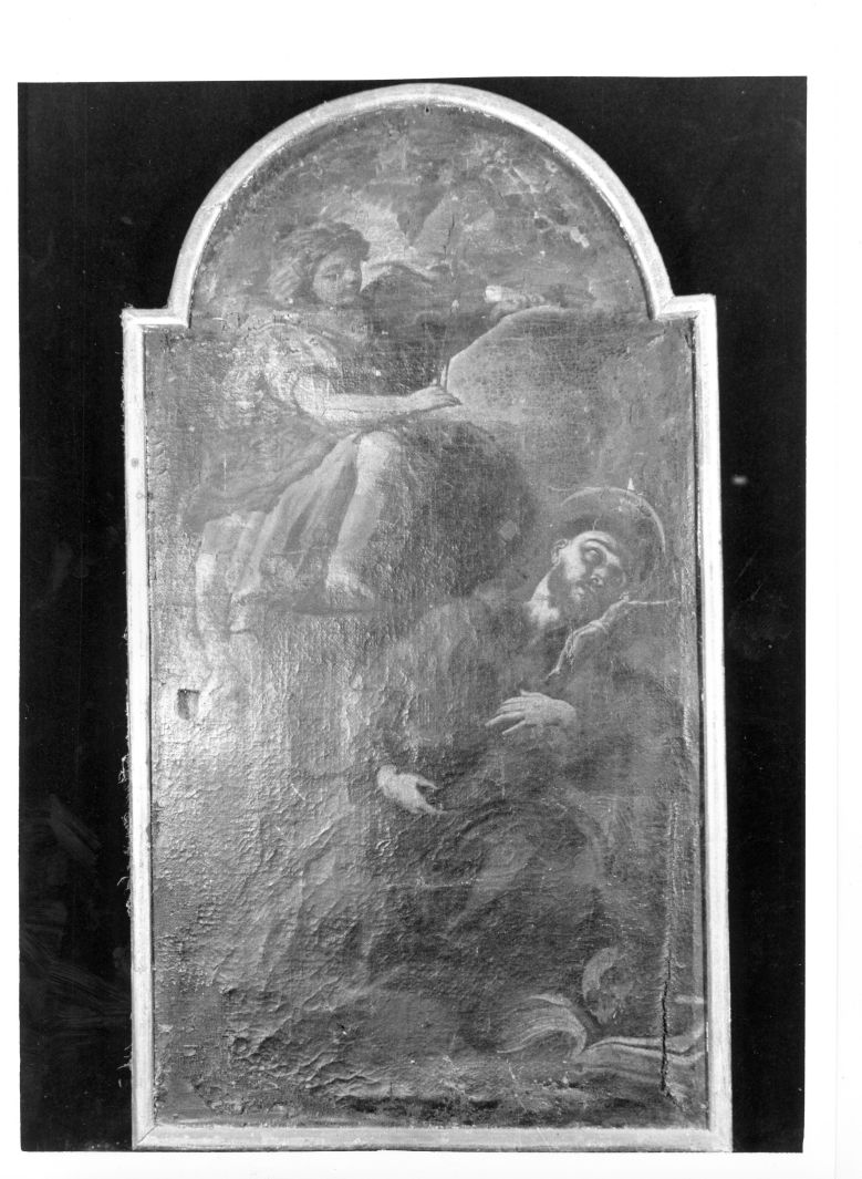 morte di San Francesco d'Assisi (dipinto) di Vigilante Matteo (cerchia) (sec. XVIII)