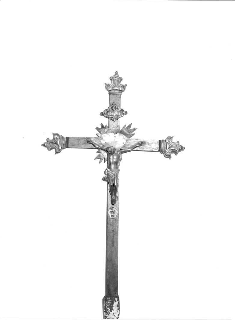 croce processionale - bottega napoletana (prima metà sec. XVIII)