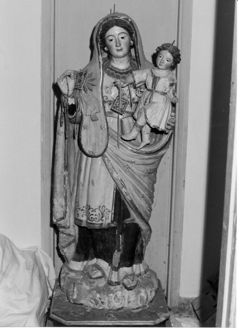 Madonna del Carmelo (statua) - bottega irpina (sec. XIX)