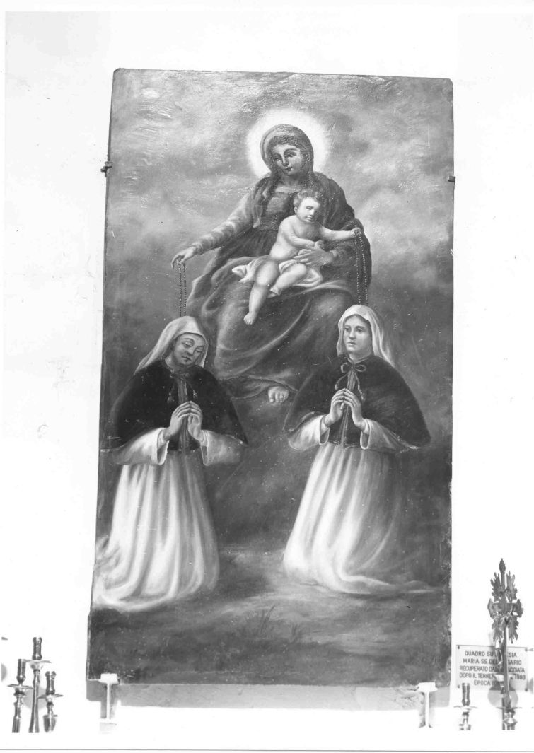 Madonna del Rosario (dipinto) - ambito campano (seconda metà sec. XIX)