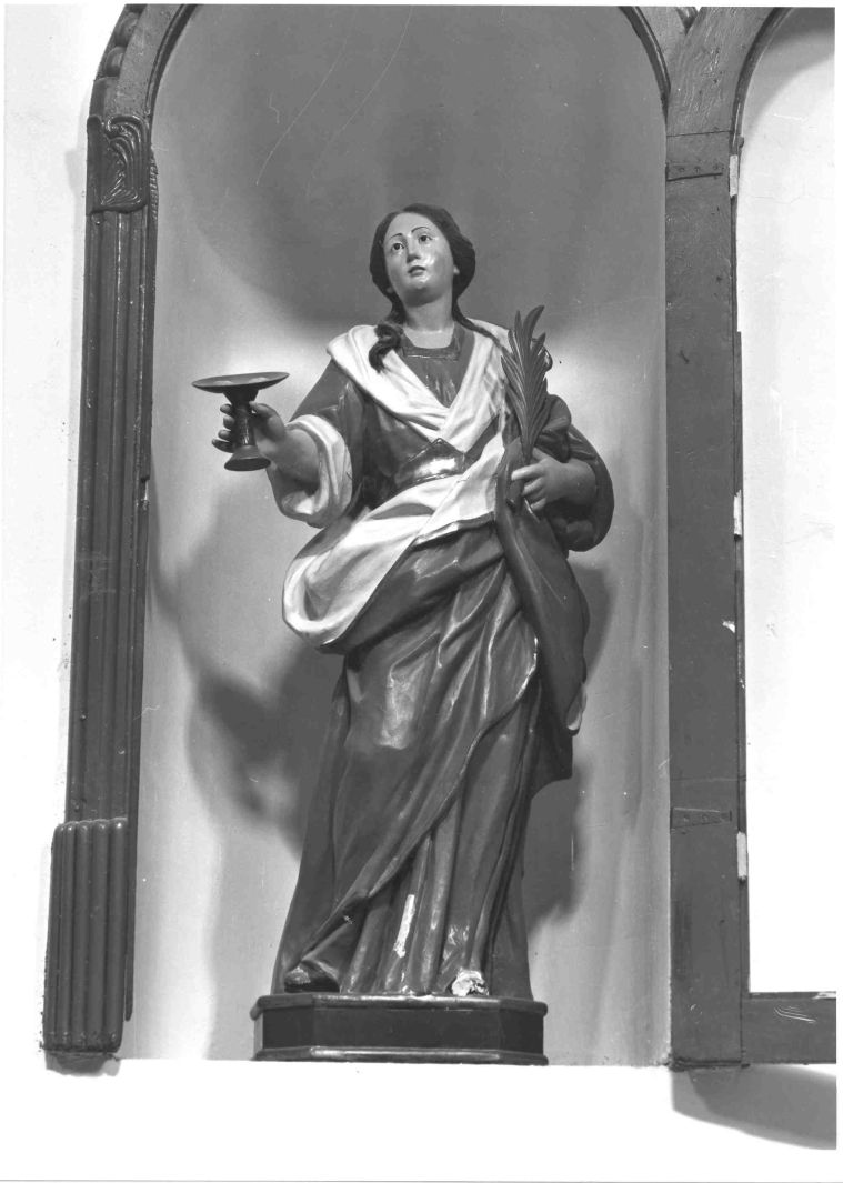 Santa Lucia (statua) - bottega campana (seconda metà sec. XVIII)