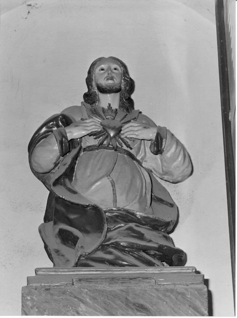 Sacro Cuore di Gesù (scultura, opera isolata) - bottega salernitana (prima metà sec. XIX)